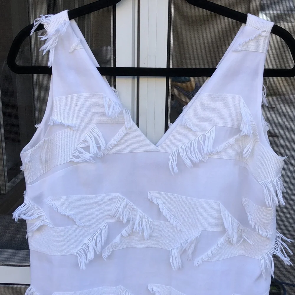 NWOT! - ANTHROPOLOGIE / MAEVE ‘Fringework’ Shift Dress - Picture 4 of 7